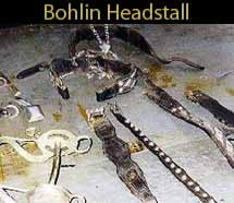 Bohlin headstall before restoration